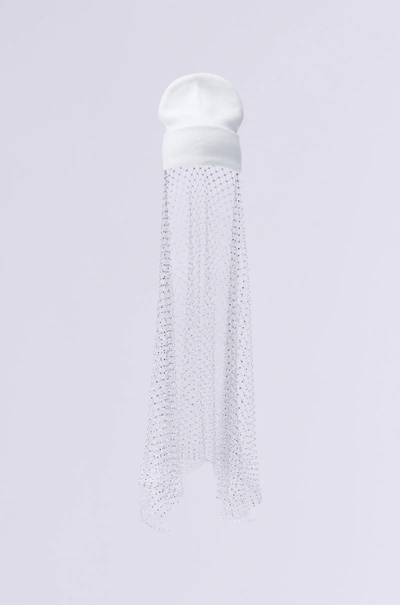 TRAIL OF RHINESTONES BEANIE - Image 6