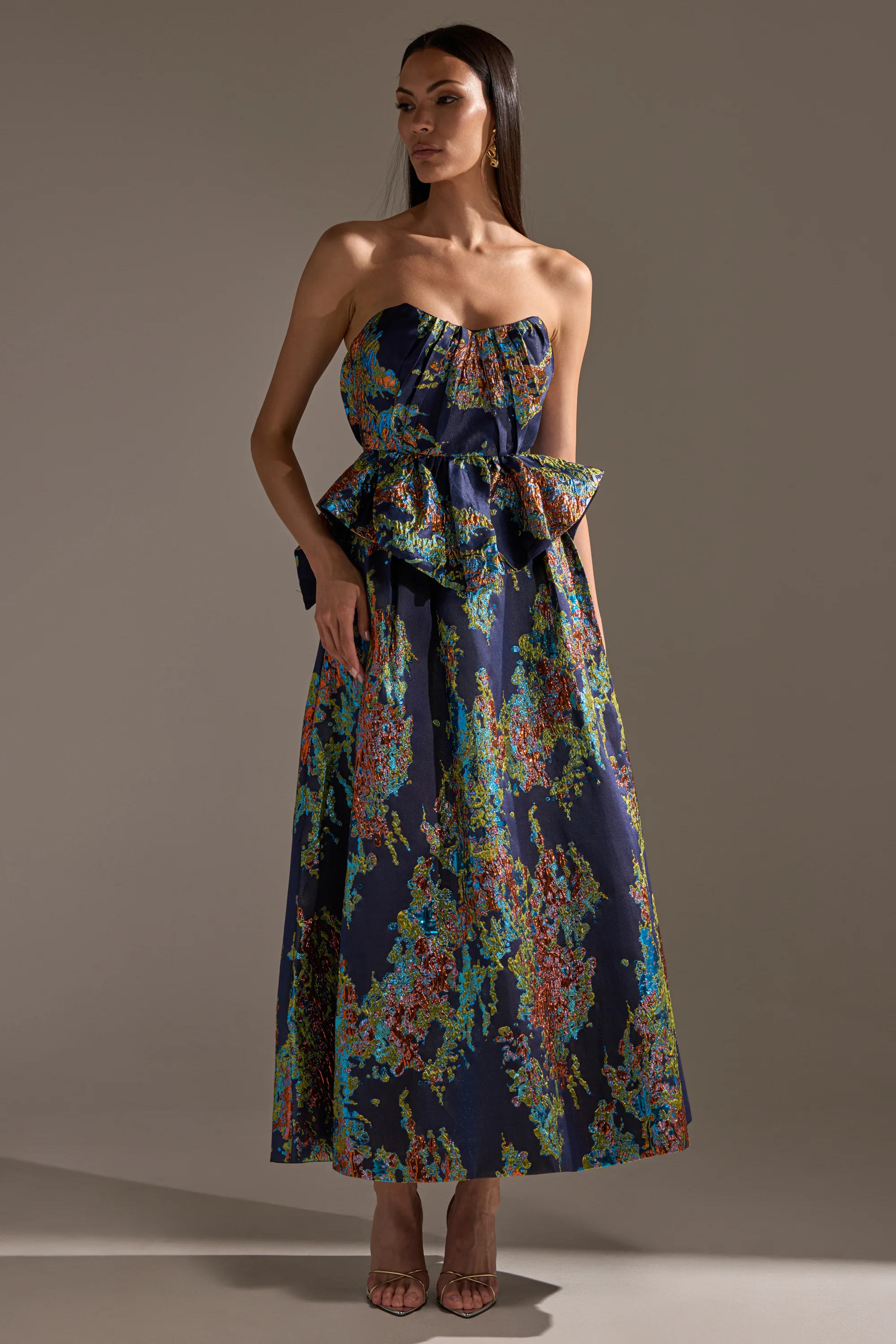 TRANSCENDENT FLORAL BROCADE CORSET TOP - Image 6
