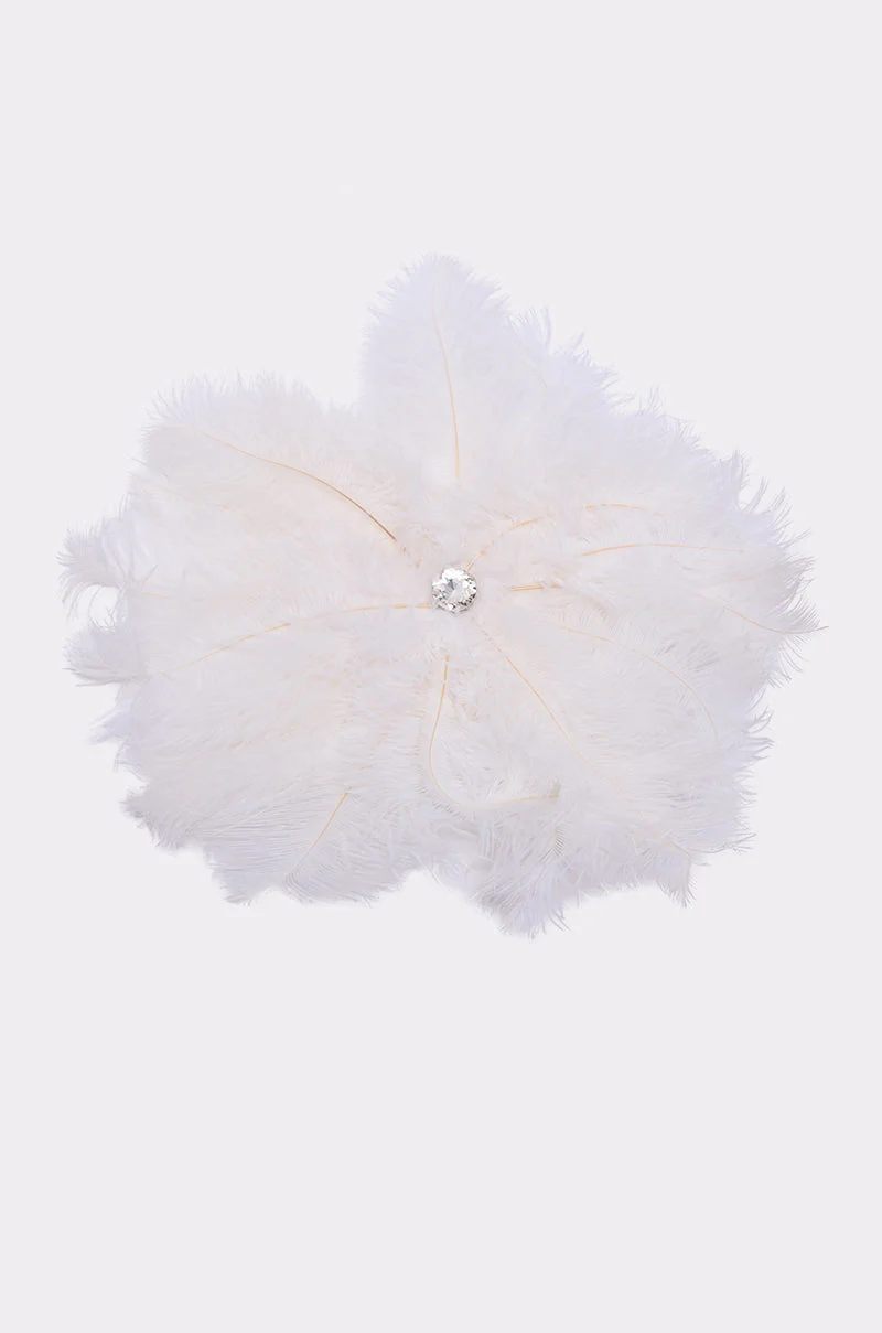 TREAT YOURSELF FEATHER BROOCH - Image 3