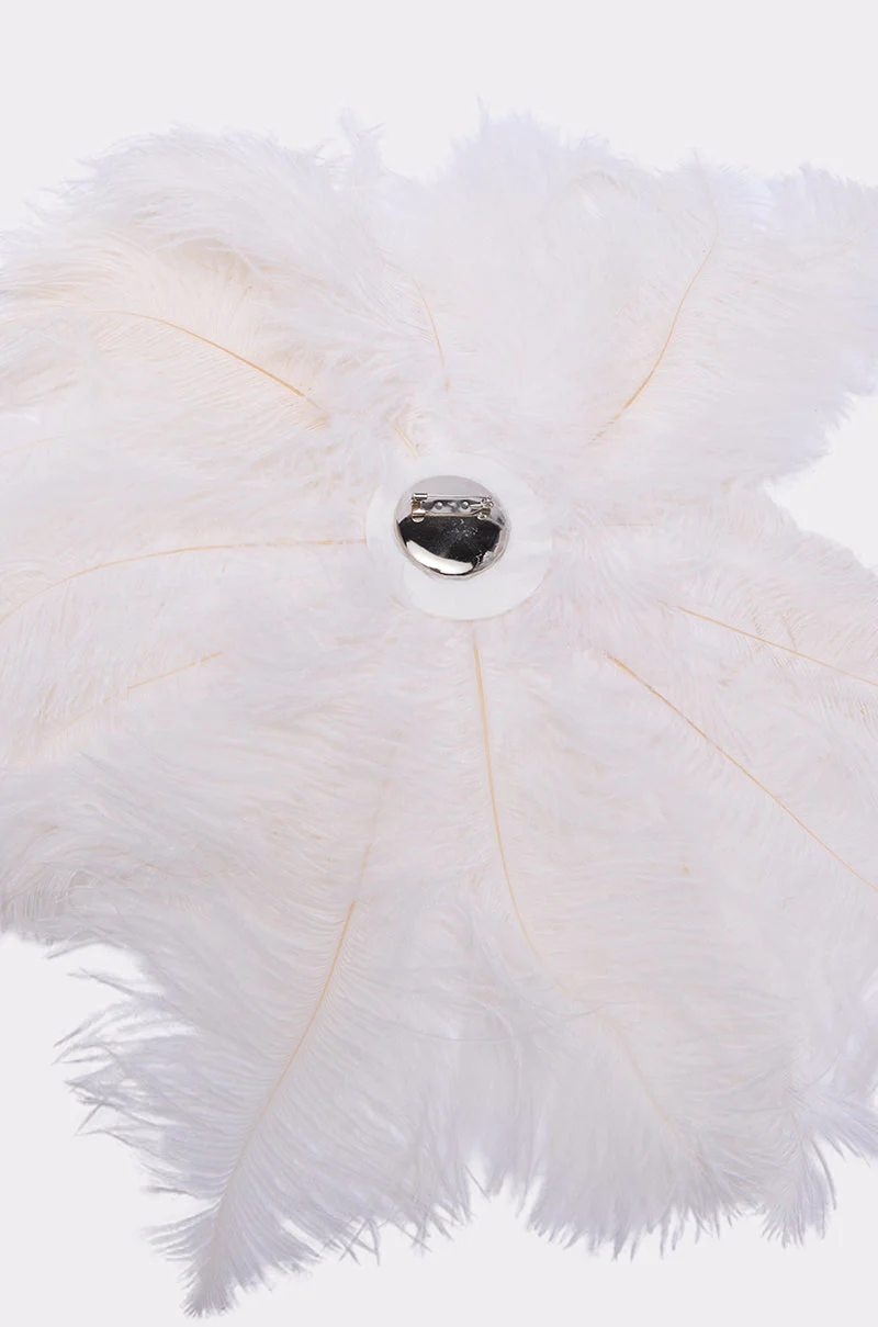 TREAT YOURSELF FEATHER BROOCH - Image 5