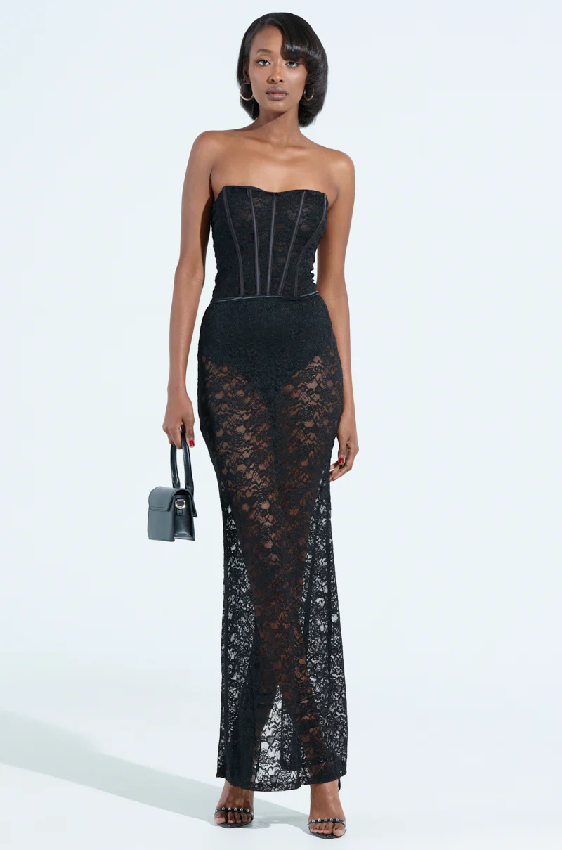 TRENDSETTER LACE MAXI DRESS - Image 2
