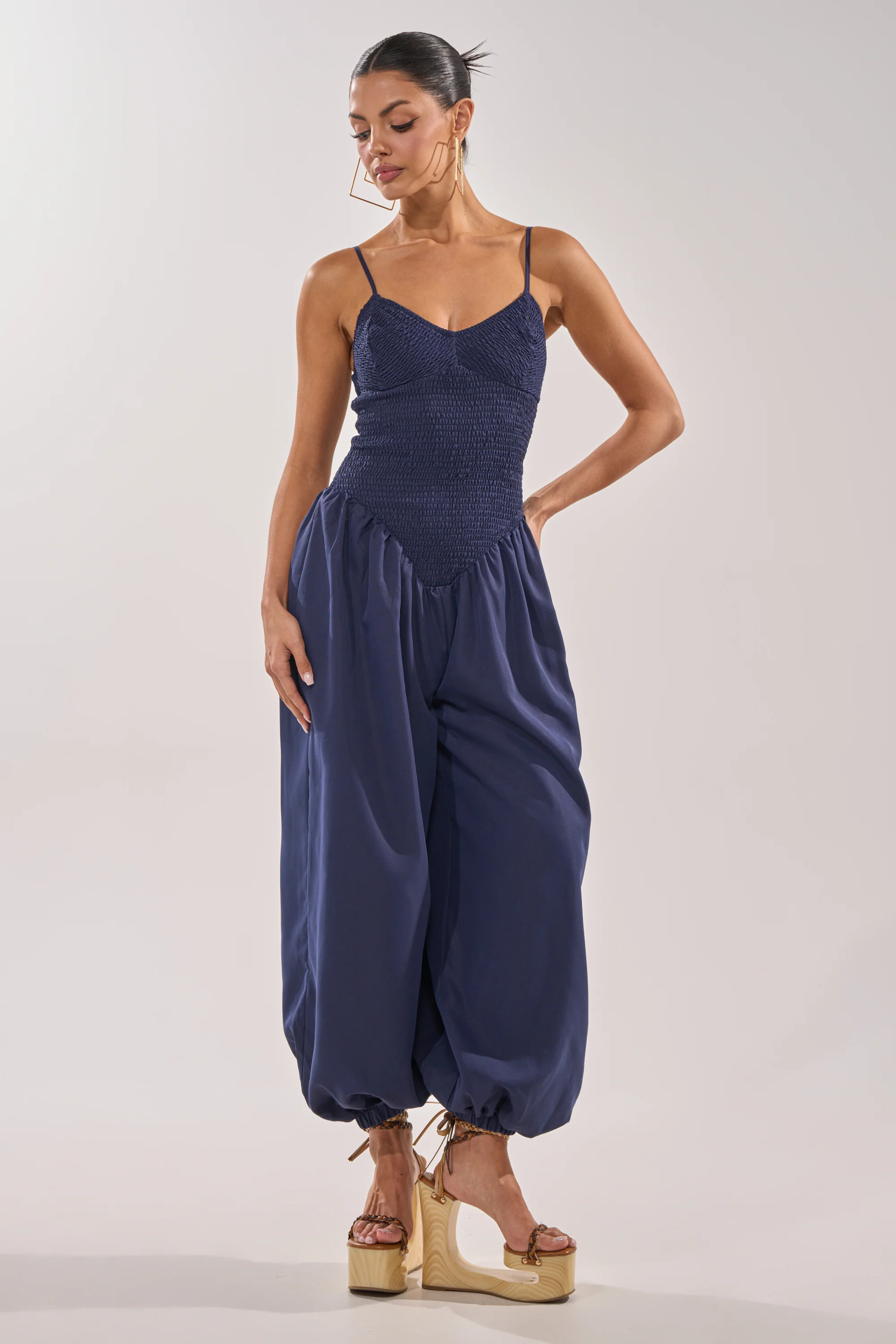 TRENDSETTER BALLOON PANT JUMPSUIT - Image 3