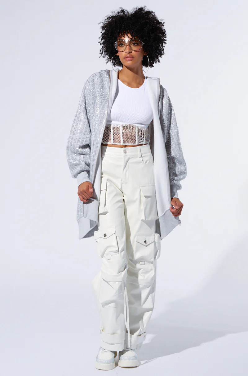 TRES CHIC PASSPORT OVERSIZE ZIP UP JACKET - Image 10