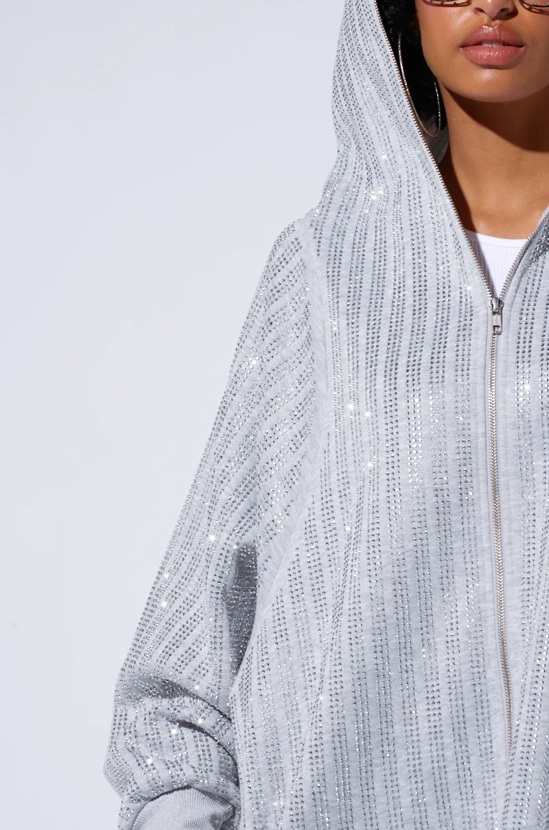 TRES CHIC PASSPORT OVERSIZE ZIP UP JACKET - Image 12