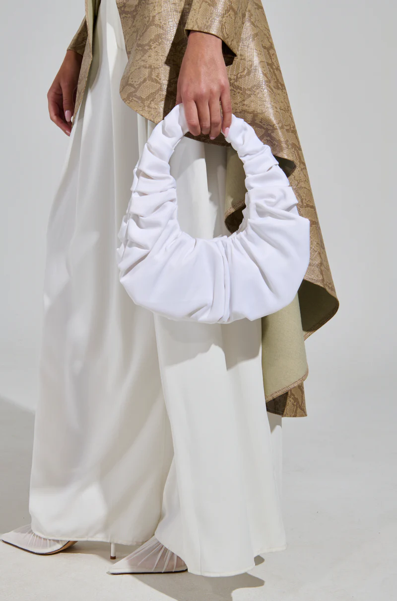 TRU SATIN RUCHED PURSE - Image 2