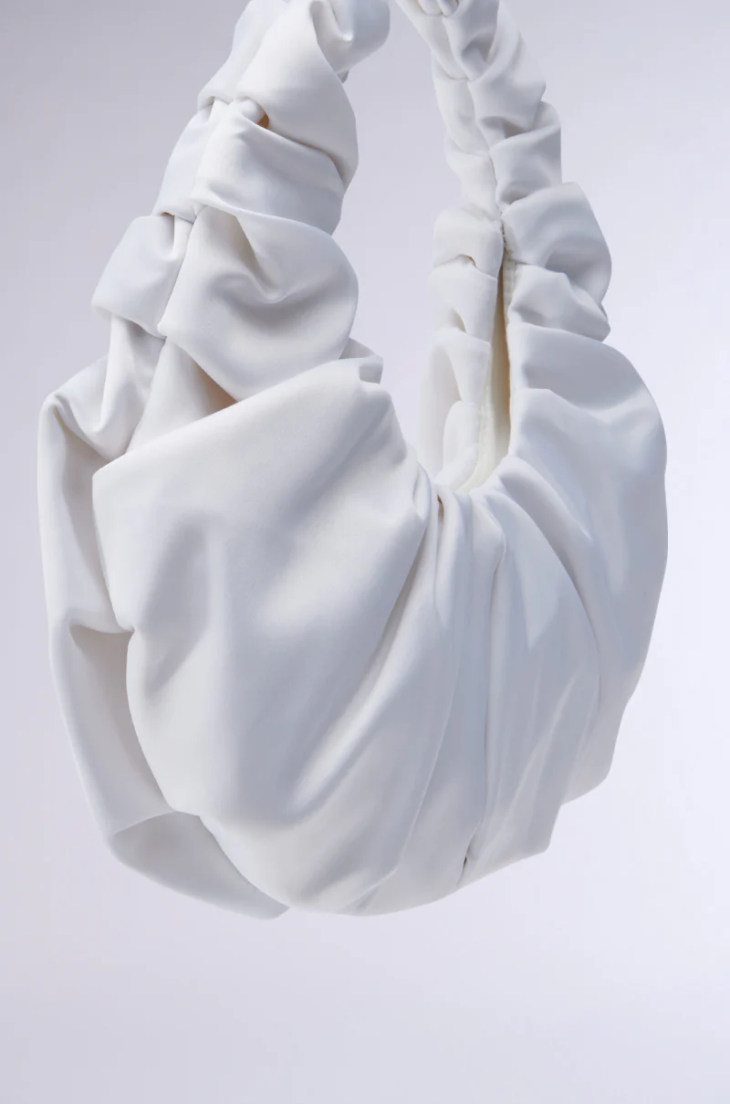 TRU SATIN RUCHED PURSE - Image 4