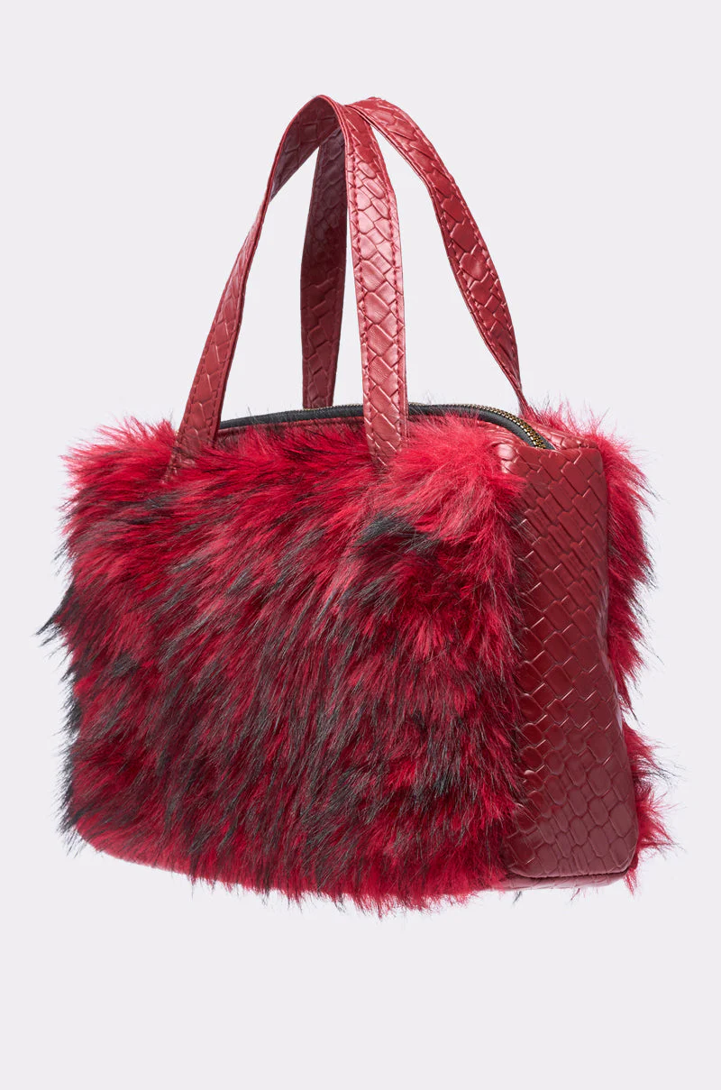 TRUDY FAUX FUR PURSE - Image 3