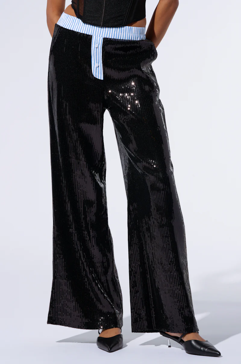 TRUE STORY SEQUIN PANT