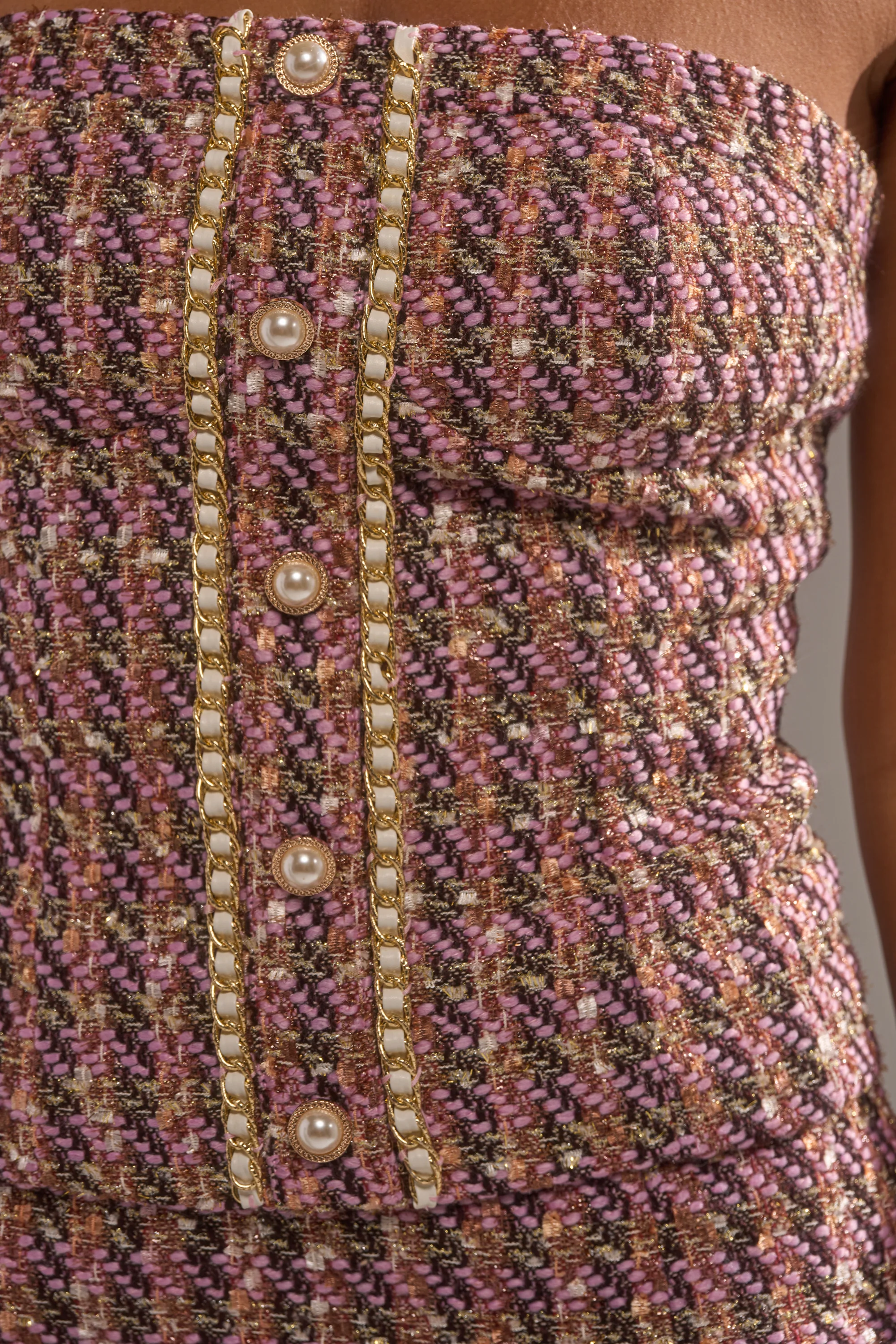 TRUTH OR DARE TWEED CORSET - Image 7