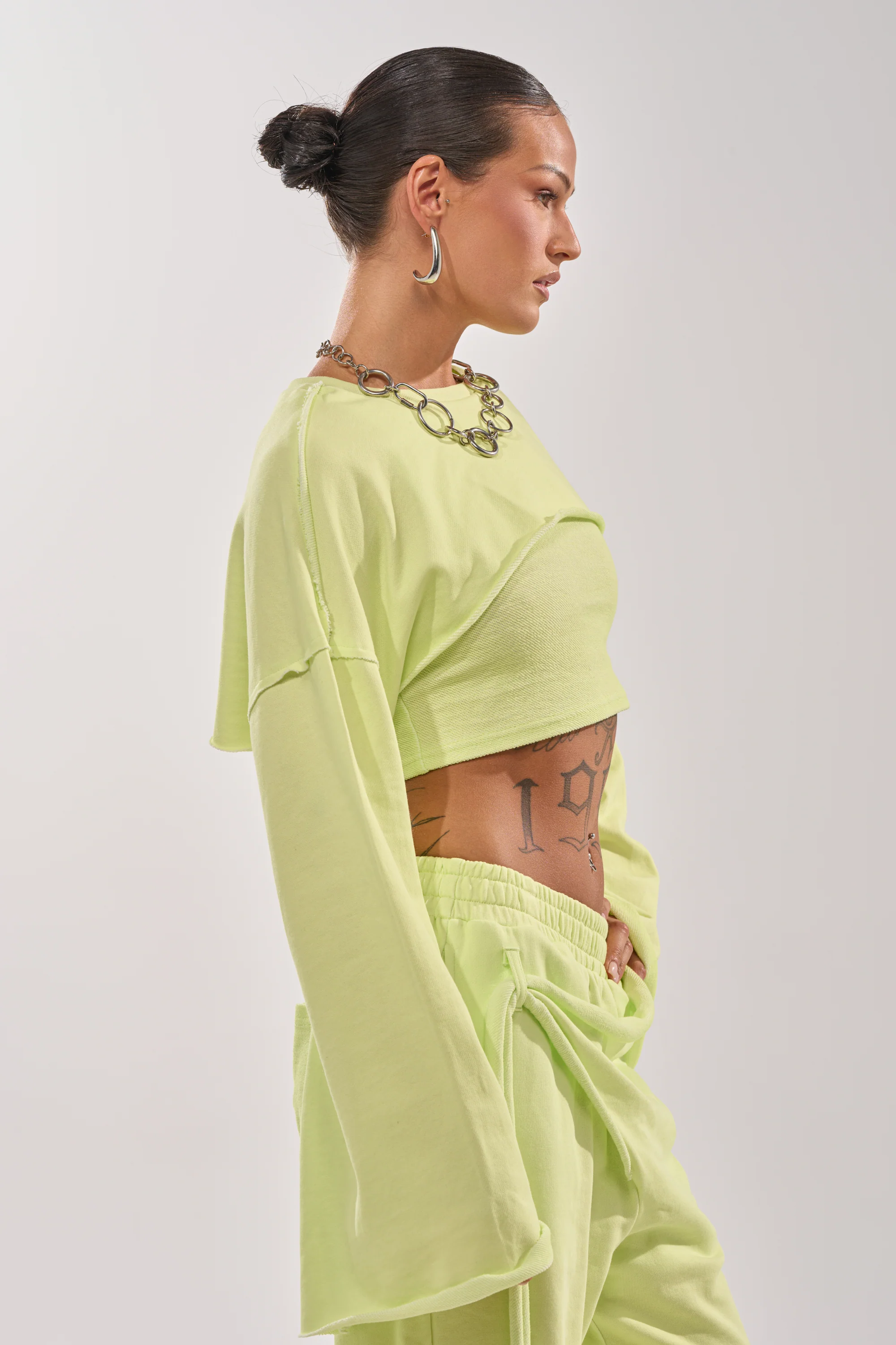 TRY ME BABY CROP SWEATSHIRT - Image 3