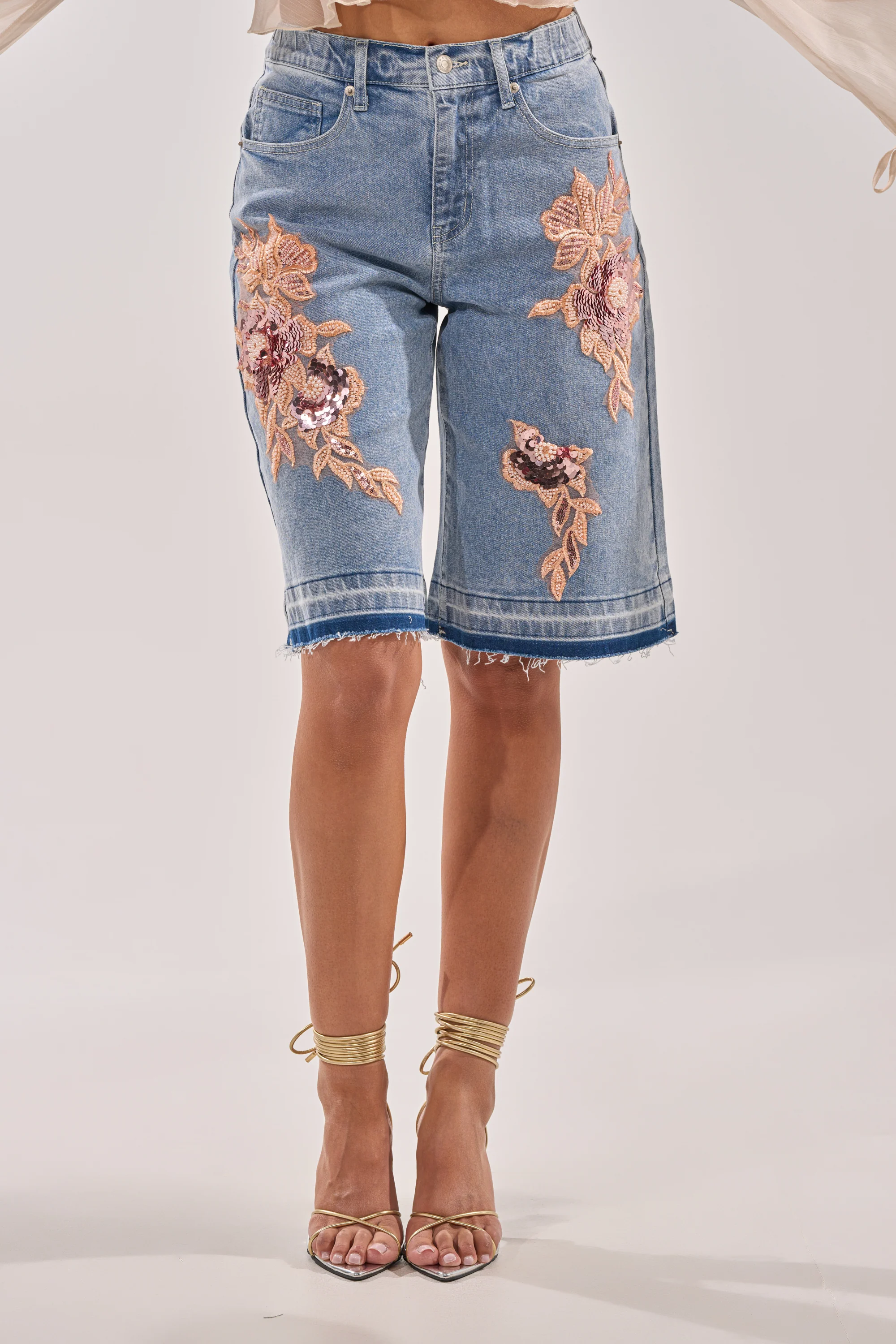 TRY ME DENIM BERMUDA SHORT - Image 2