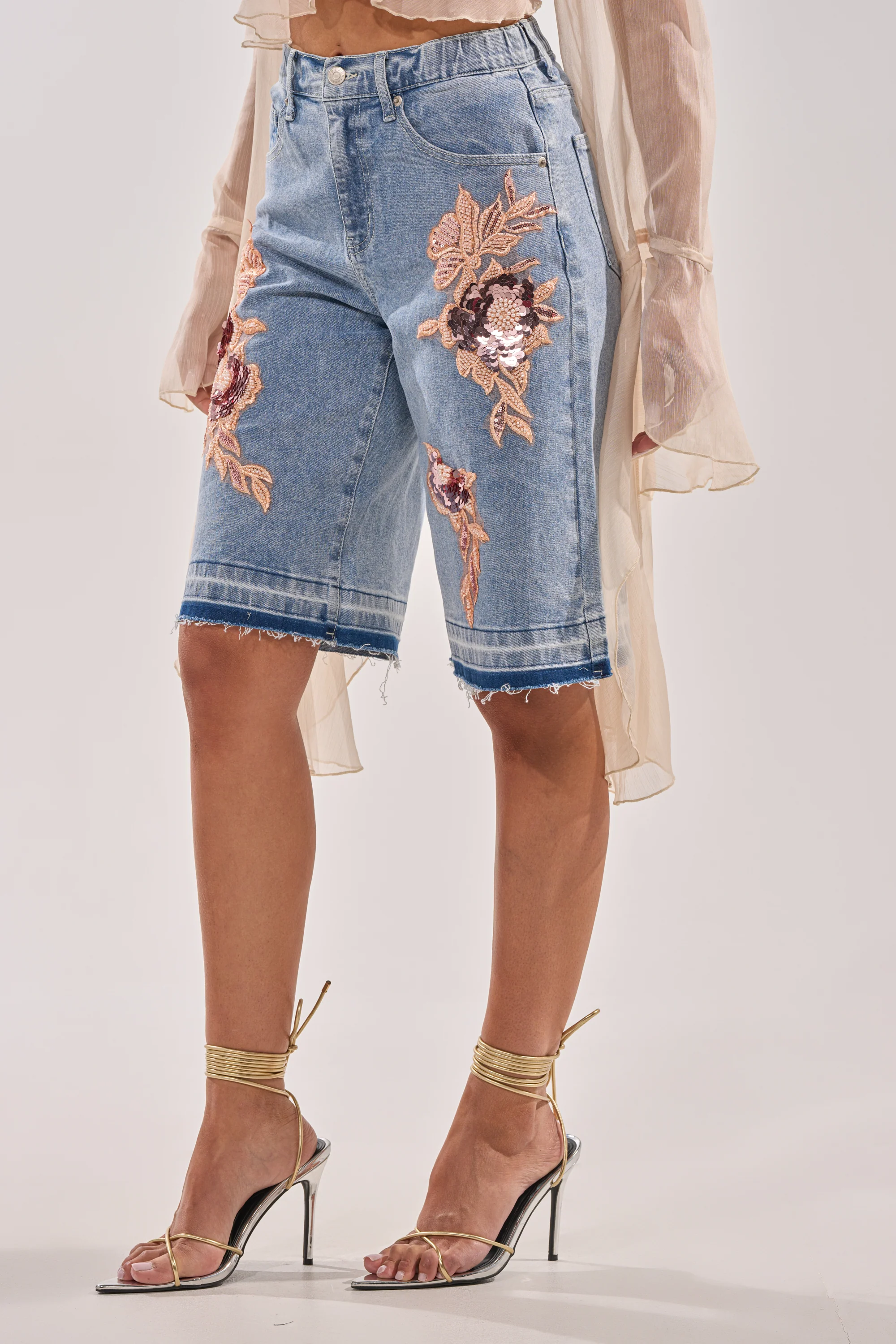 TRY ME DENIM BERMUDA SHORT - Image 3