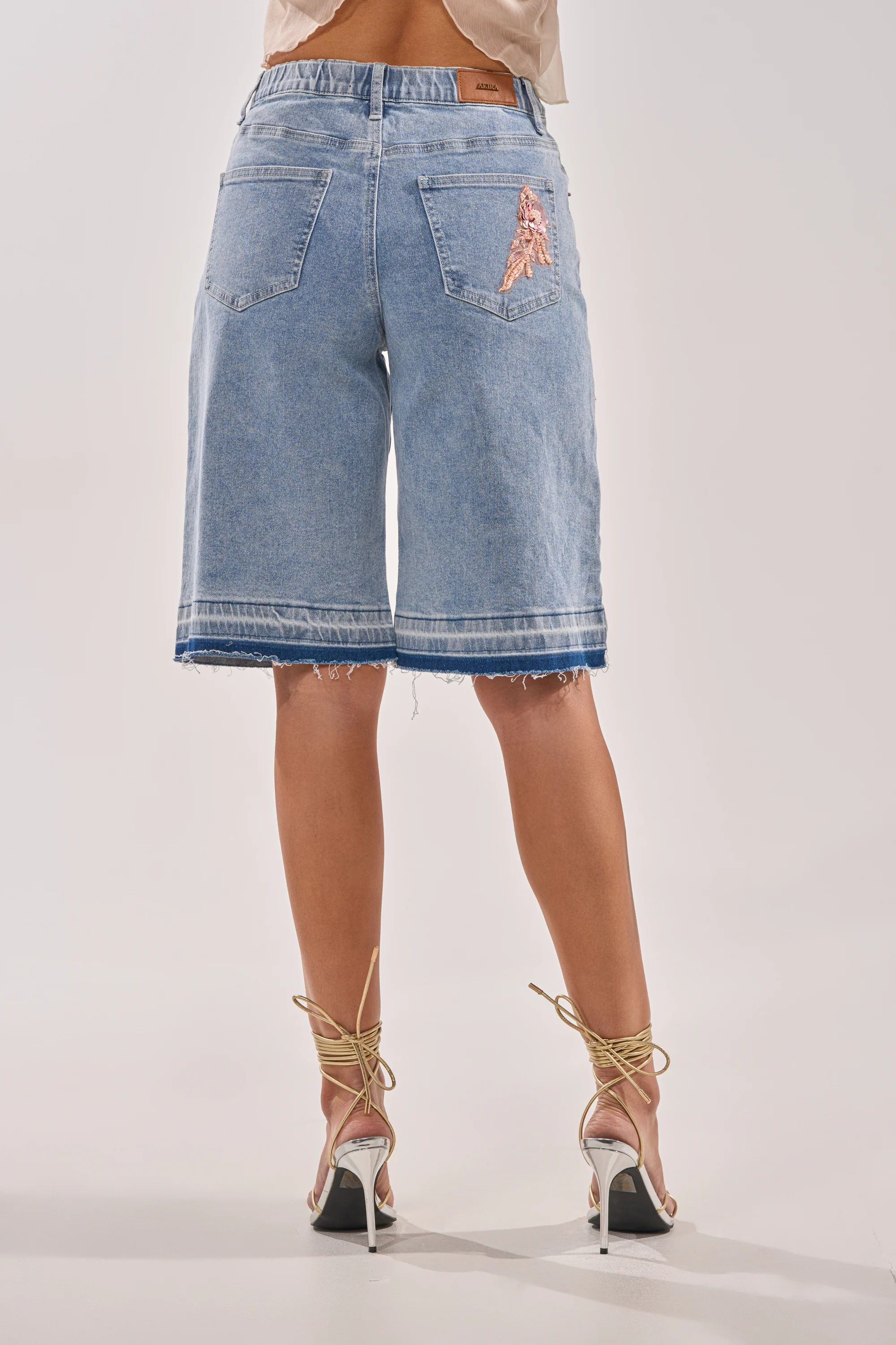 TRY ME DENIM BERMUDA SHORT - Image 4