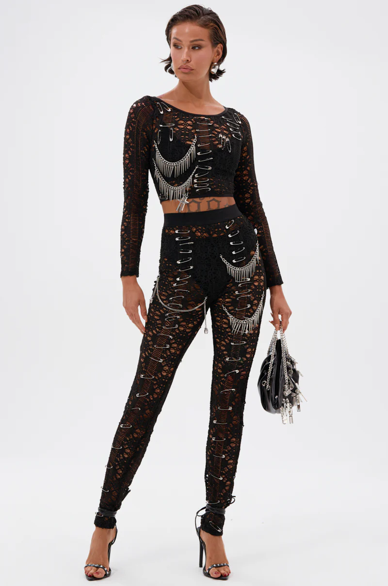 TRY ME LACE LONG SLEEVE WITH PINS - Image 7