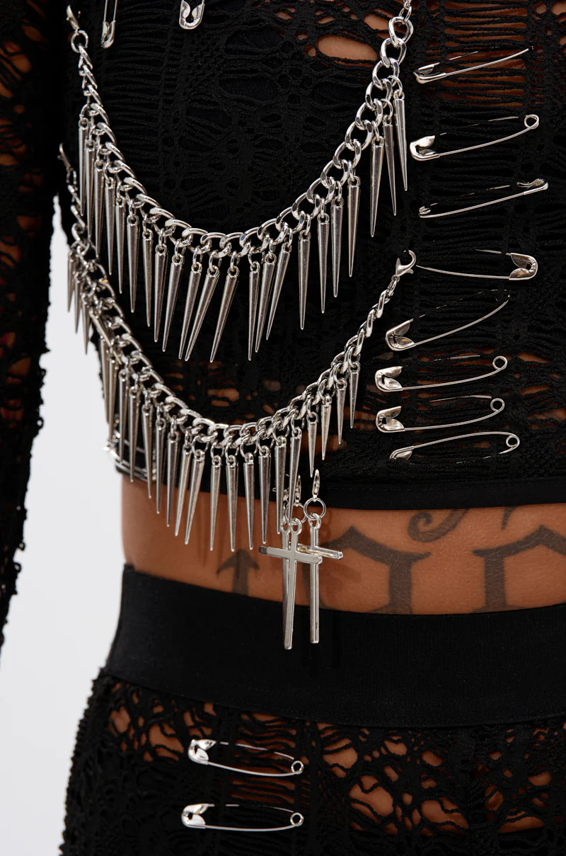 TRY ME LACE LONG SLEEVE WITH PINS - Image 9