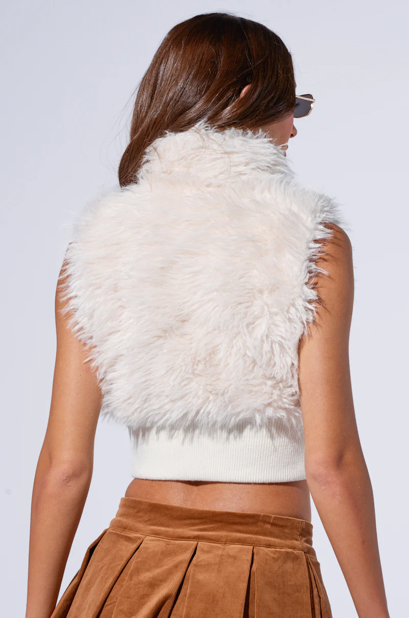 TRY TO TAME ME FUR TOP - Image 3