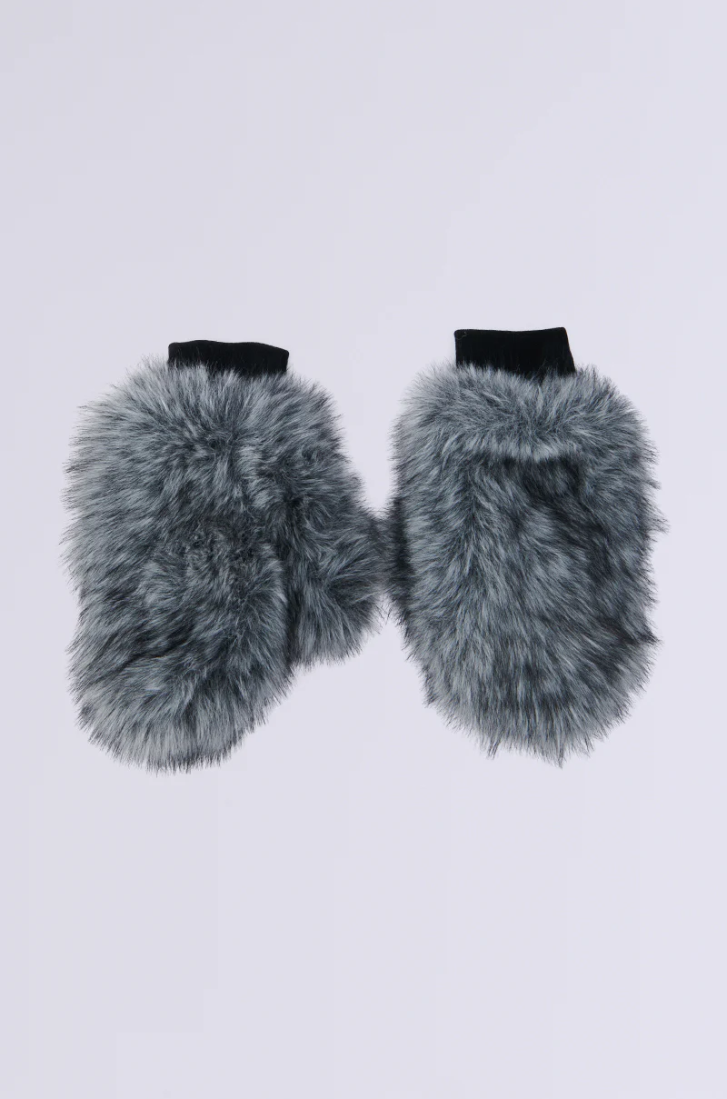 TSUNAMI FAUX FUR MITTENS - Image 2