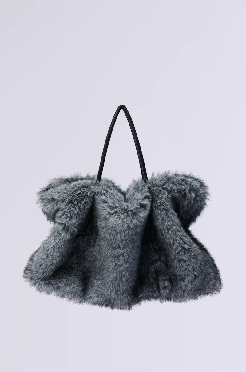 TSUNAMI FAUX FUR TOTE - Image 2