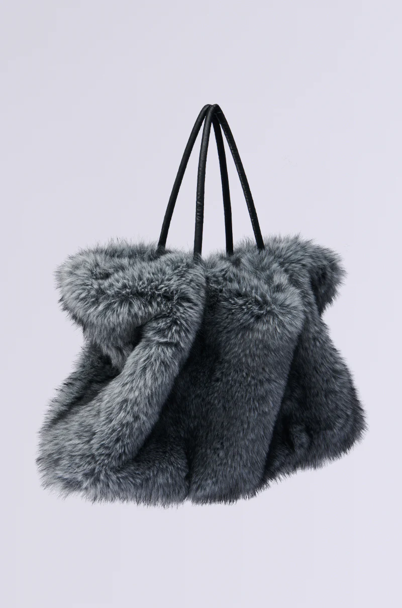 TSUNAMI FAUX FUR TOTE - Image 3