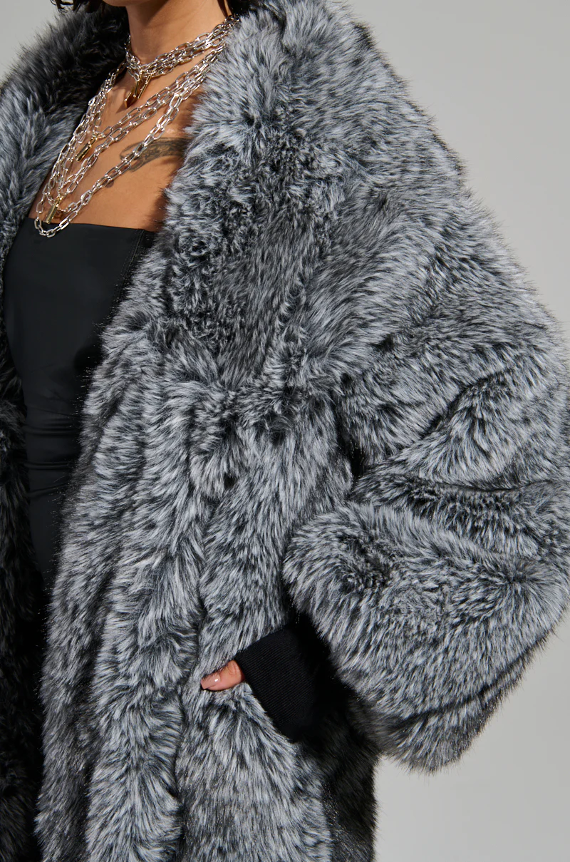 TSUNAMI FAUX FUR TRENCH - Image 9