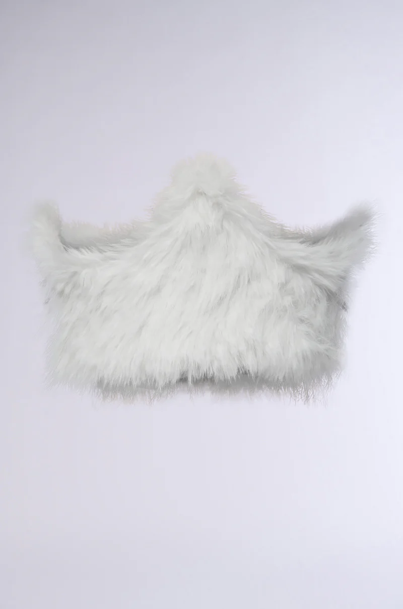 TUNDRA FAUX FUR CORSET BELT - Image 3