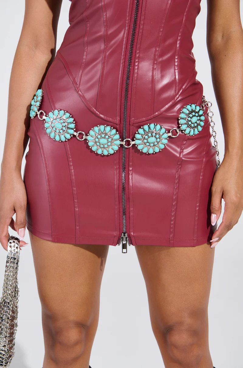 TURQ CHAIN BELT - Image 2