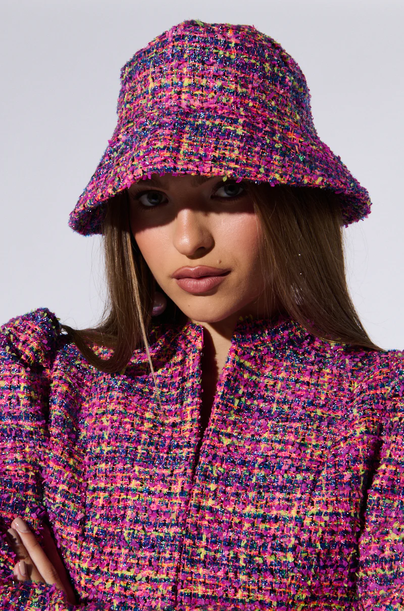 TWEED PRINCESS BUCKET HAT - Image 2