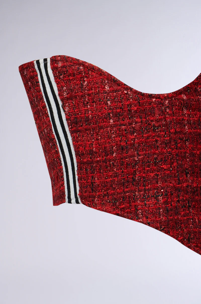 TWEEDY UNDERBUST CORSET BELT - Image 4