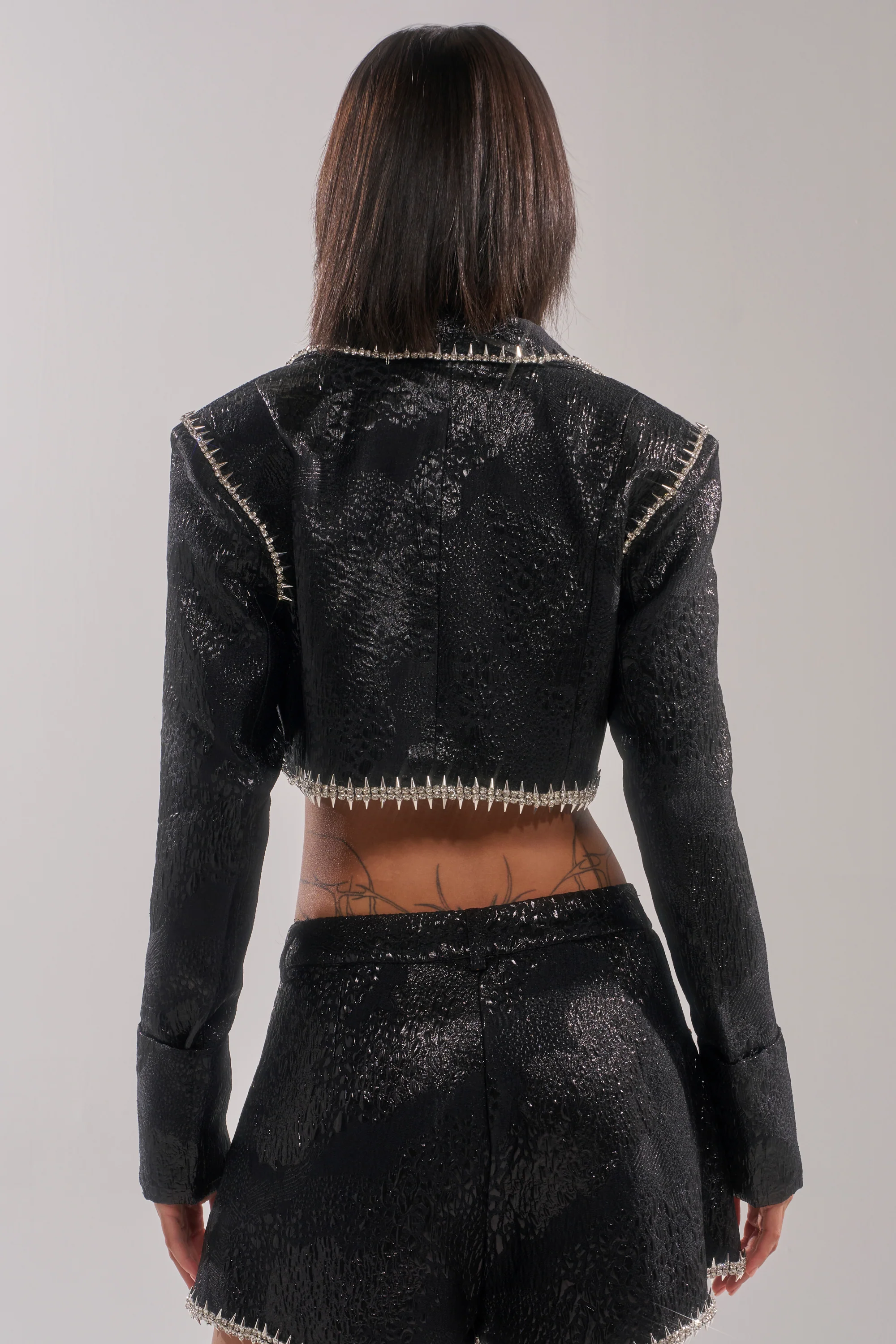 TWILIGHT ZONE EMBELLISHED BROCADE BLAZER - Image 7