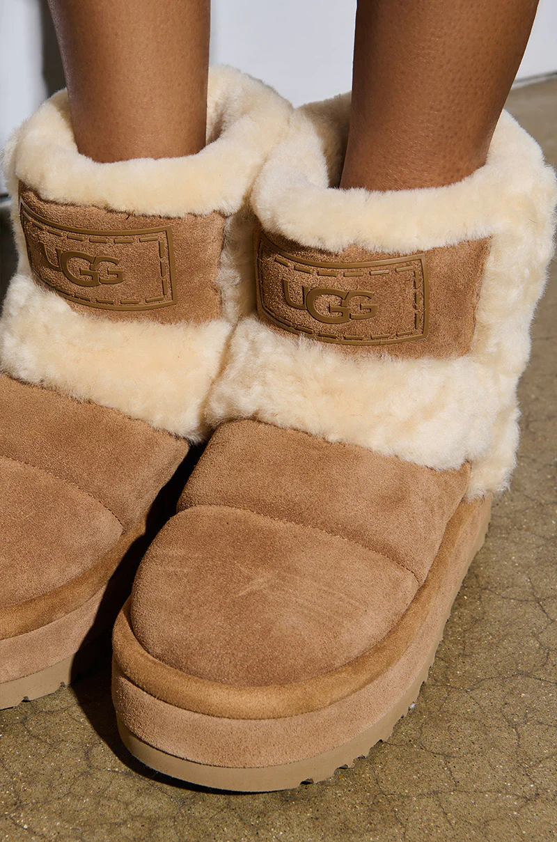 UGG CLASSIC CLOUDPEAK BOOTIE IN CHESTNUT - Image 3