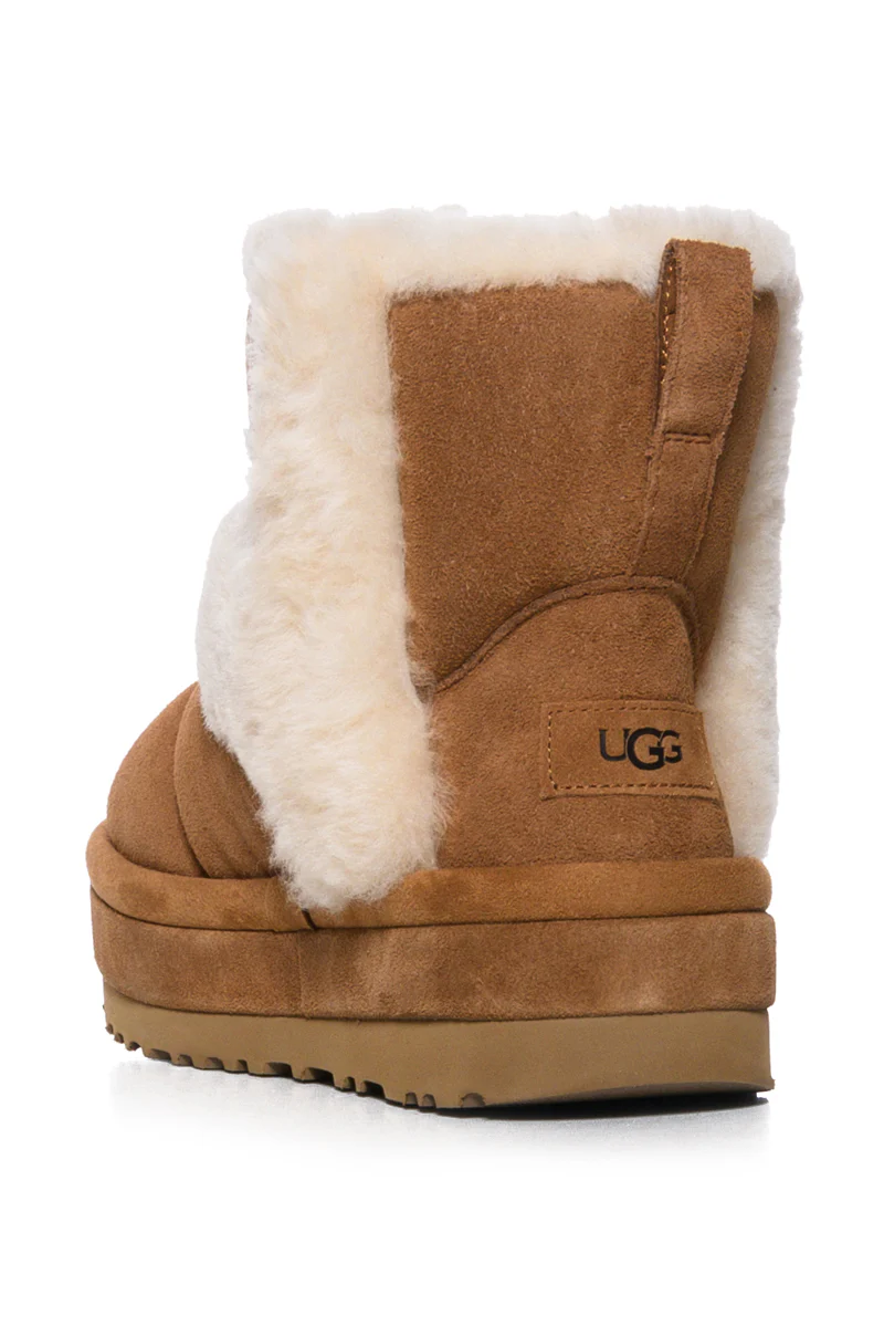 UGG CLASSIC CLOUDPEAK BOOTIE IN CHESTNUT - Image 6