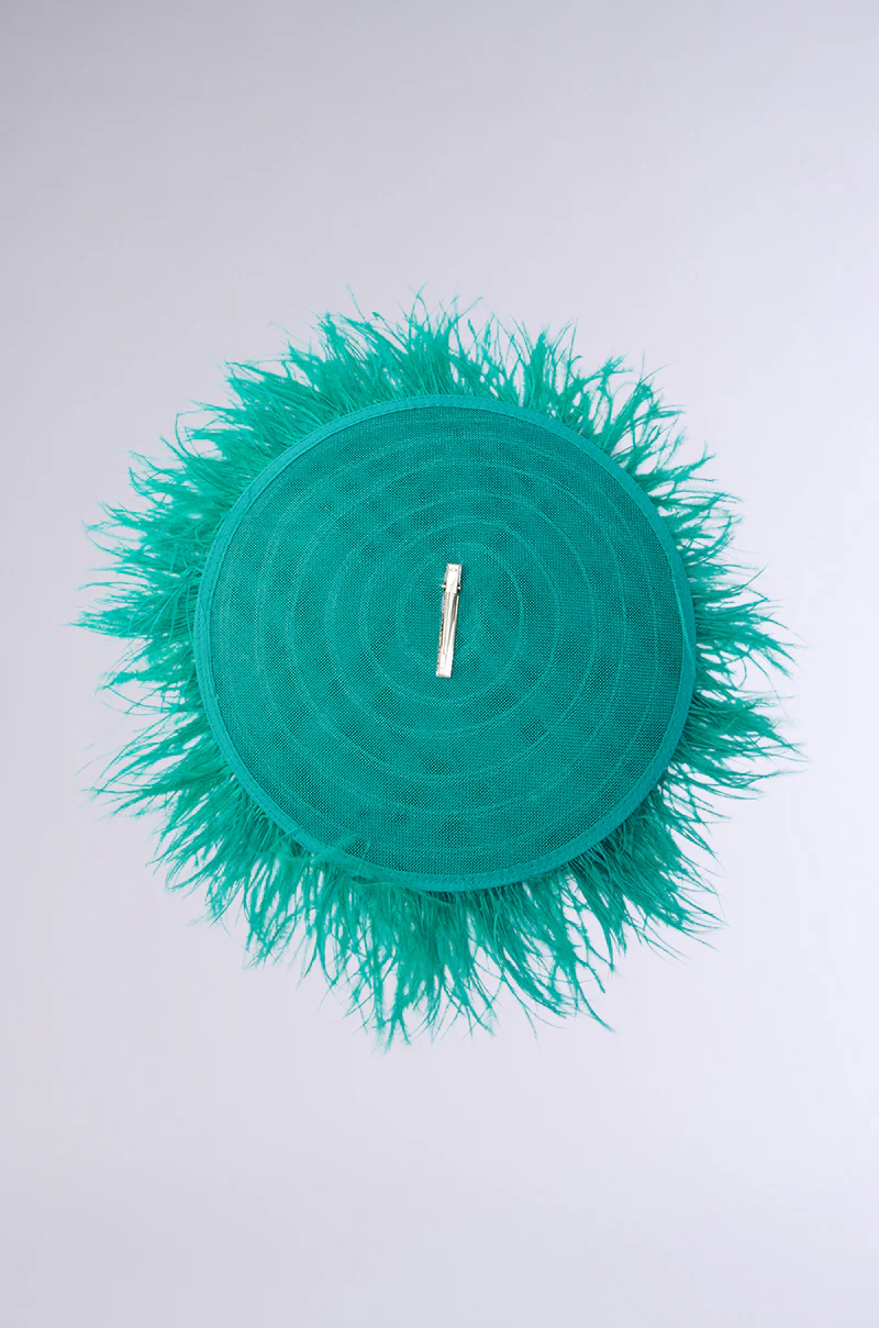 ULTIMATE VIBES OSTRICH FEATHER HAT - Image 8