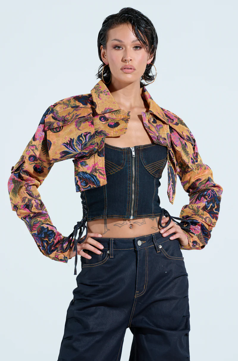 ULTRA CROP CARGO BOMBER - Image 3