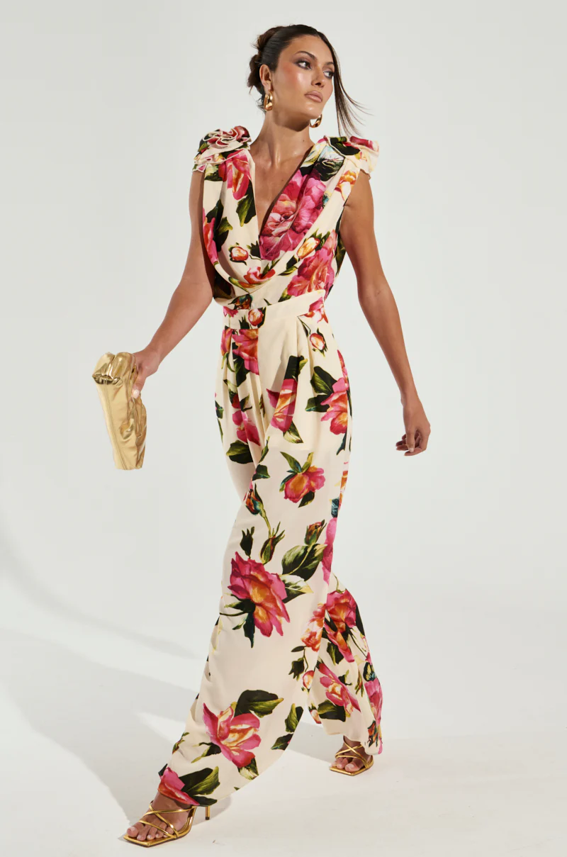 UNTOUCHABLE FLORAL PRINTED JUMPSUIT - Image 4