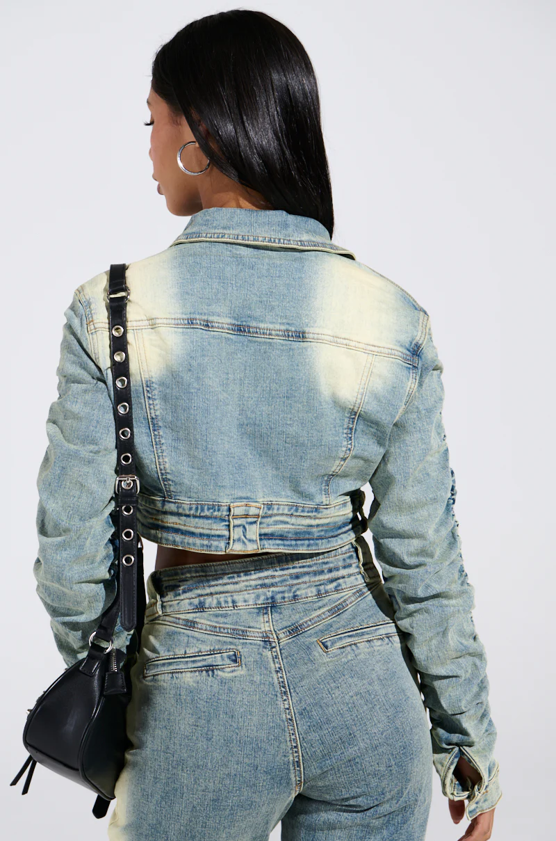 UP ALL NIGHT DENIM JACKET - Image 3