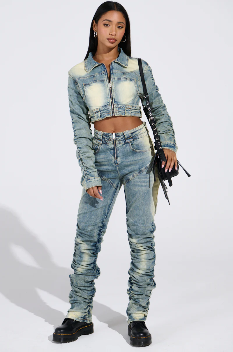 UP ALL NIGHT DENIM JACKET - Image 5