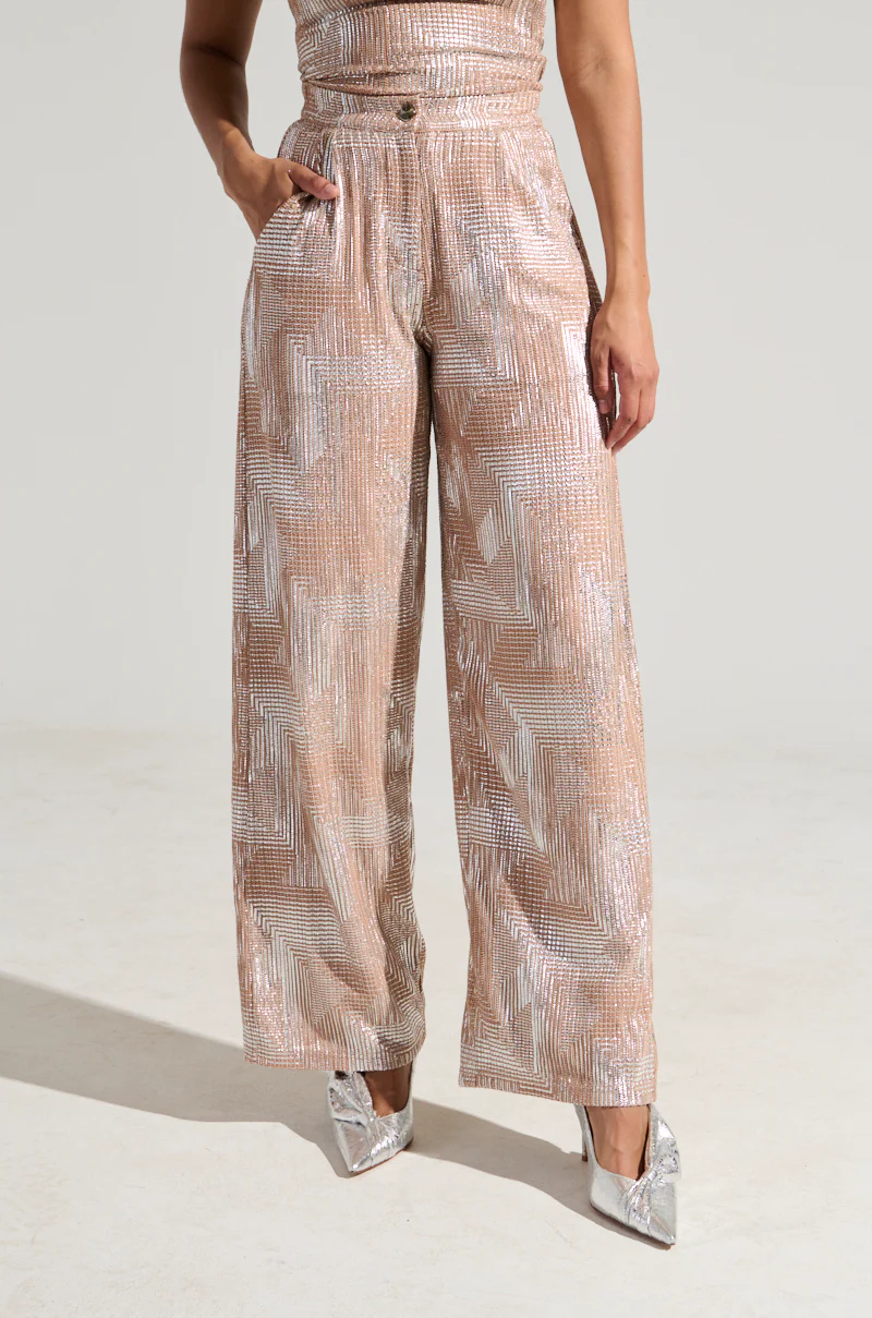 UP ALL NIGHT THINKING TROUSER IN BROWN - Image 2