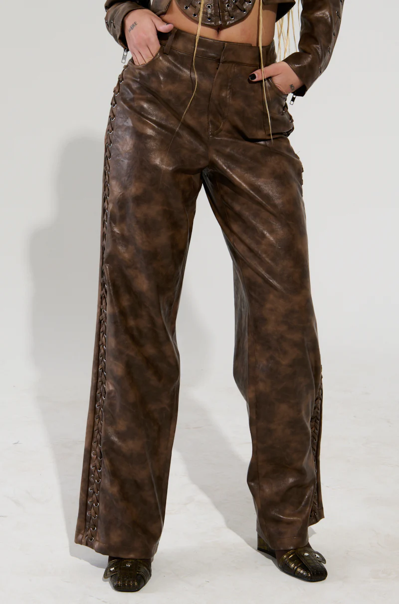 UP TO IT LACE UP TROUSERS - Image 2