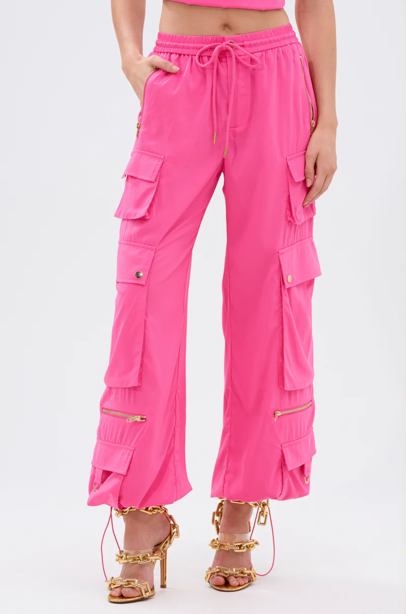 UP TO NO GOOD CARGO PANT IN PINK - Image 3