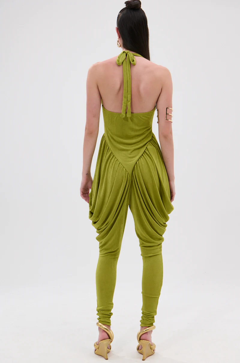 UP YOUR GAME RUCHED JUMPSUIT - Image 5