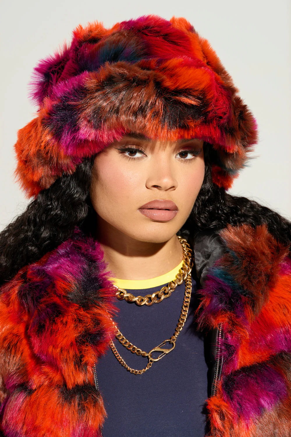 UPSETTER FAUX FUR BUCKET HAT - Image 2