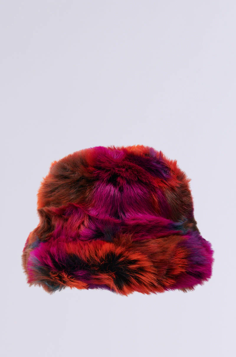 UPSETTER FAUX FUR BUCKET HAT - Image 4