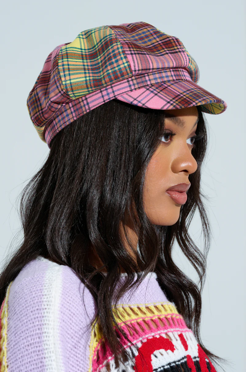UR STYLE ICON PLAID BRIM HAT - Image 2
