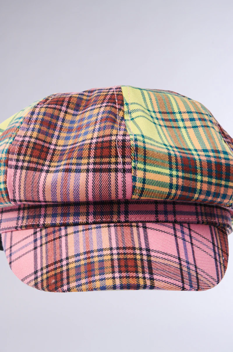 UR STYLE ICON PLAID BRIM HAT - Image 5