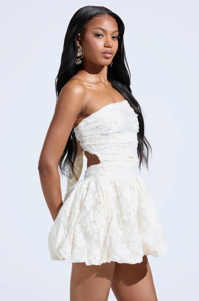 USED TO LOVE YOU FLORAL PRINT MINI DRESS - Image 4