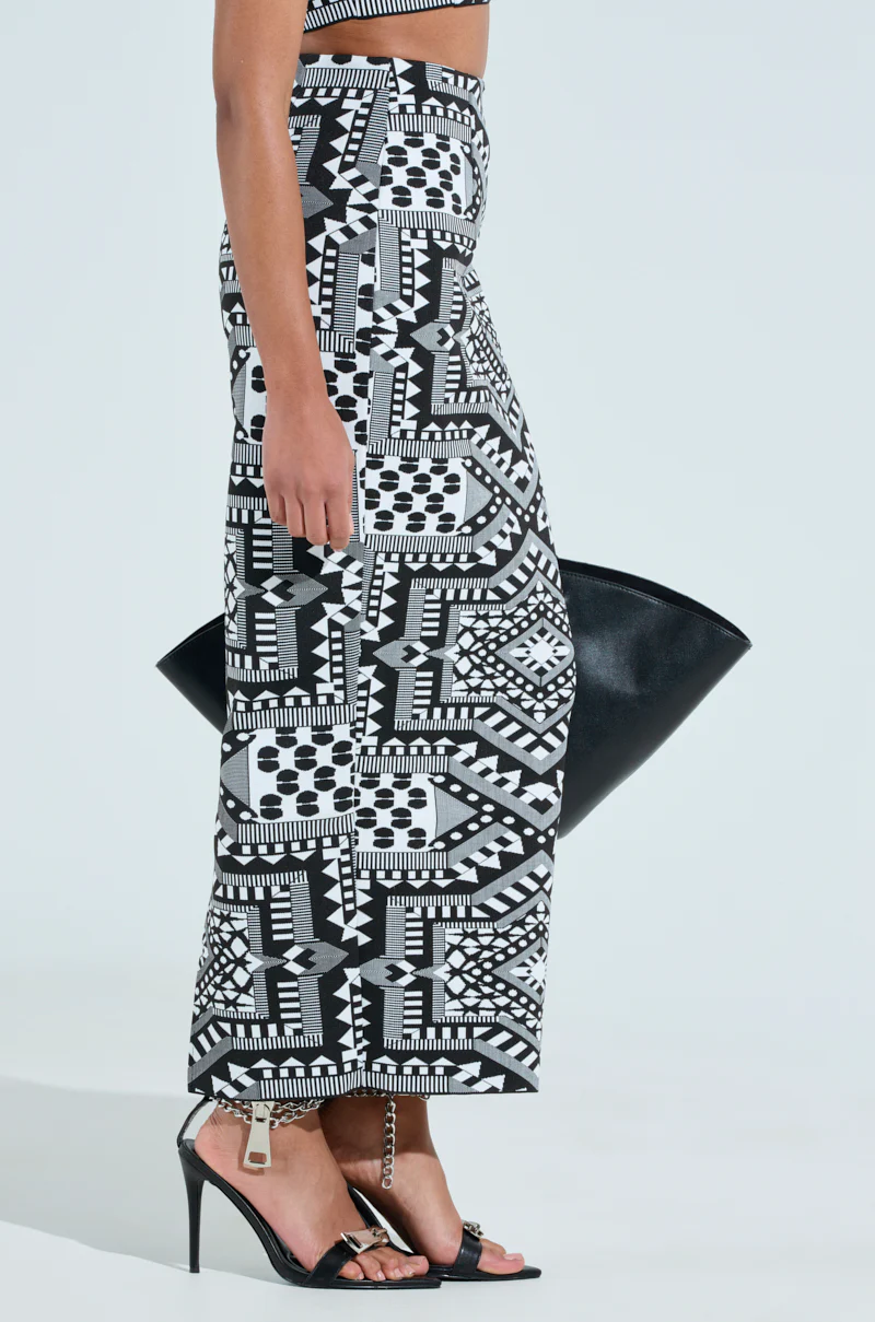 VACA MODE ABSTRACT MAXI SKIRT - Image 3