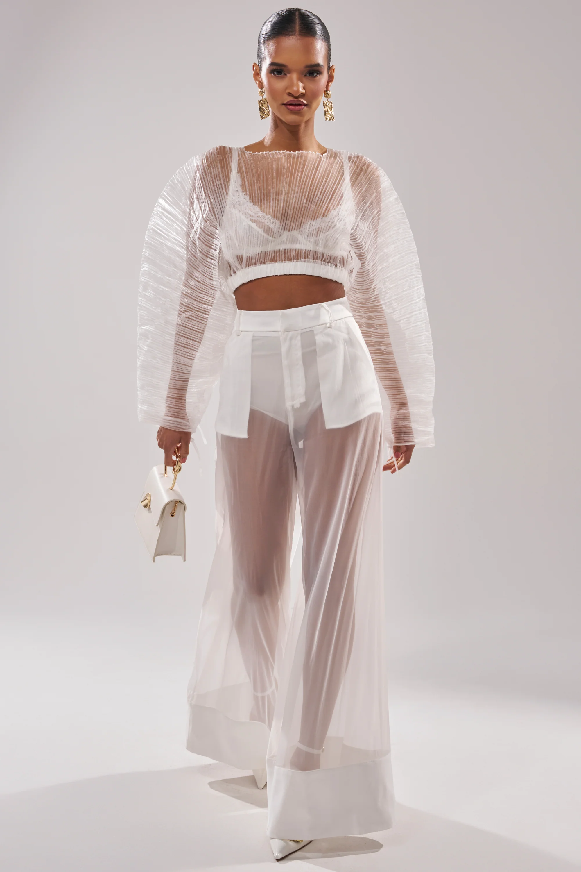 VACATION MODE PLEATED BLOUSE - Image 7