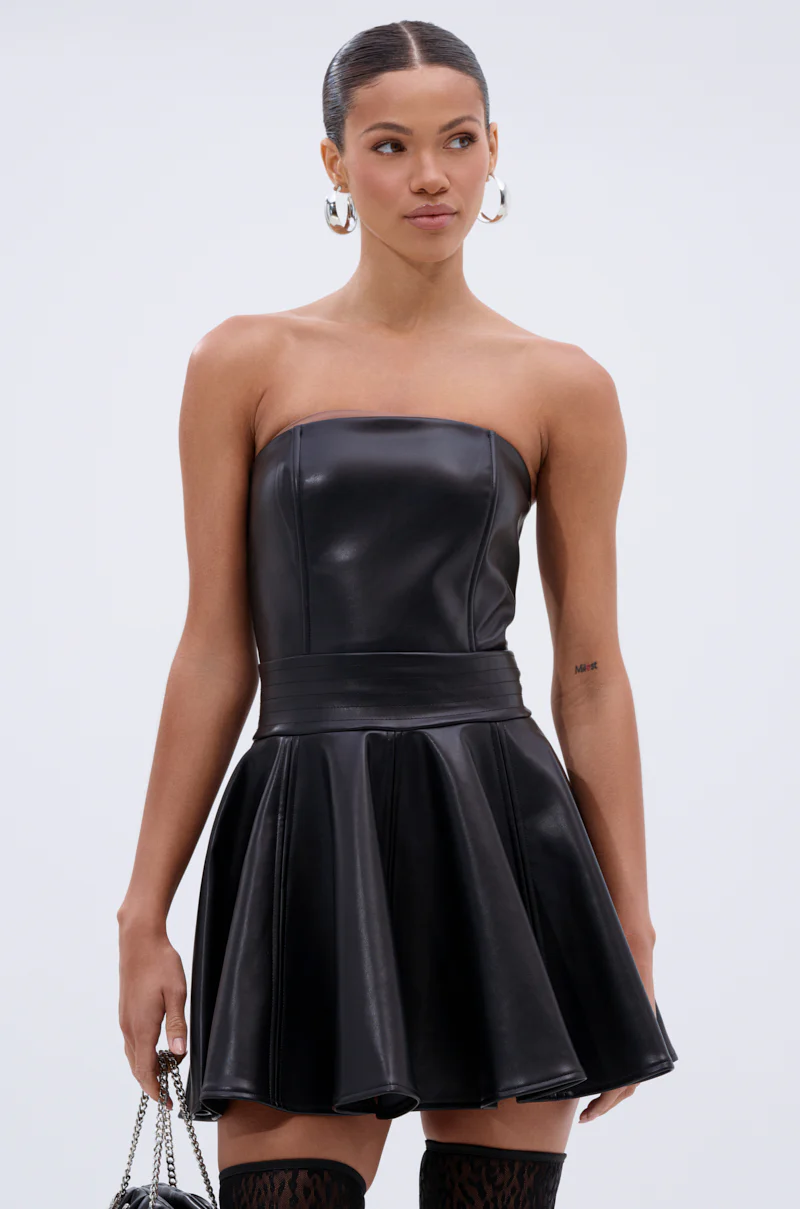 VAL PU MINI DRESS - Image 2