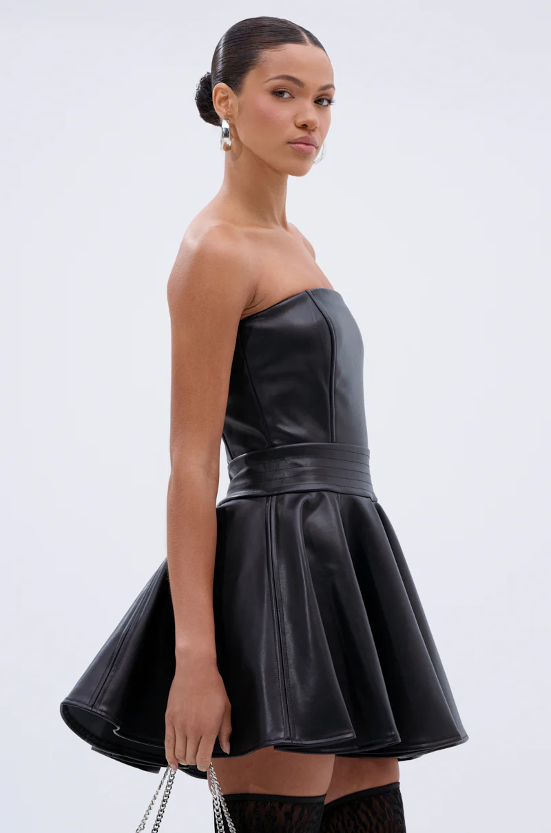 VAL PU MINI DRESS - Image 3