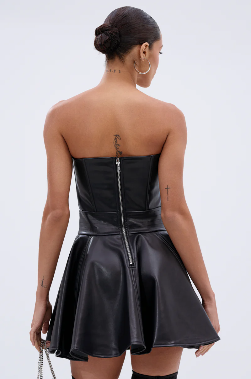 VAL PU MINI DRESS - Image 4